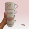 Jogo 4 Xícaras para Café com Suporte-Gratidão
