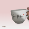 Jogo 4 Xícaras para Café com Suporte-Gratidão