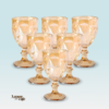 Jogo de 6 Taças Cristal Âmbar 330 Ml