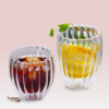 2 Copos Parede Dupla em Vidro Borossilicato 270ml