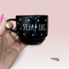 Jogo 4 Xícaras de Café Porcelana- Linha Gratidão