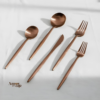 Faqueiro Inox Minimalista Rose 24 Peças