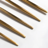 Faqueiro Inox Minimalista Dourado 24 Peças